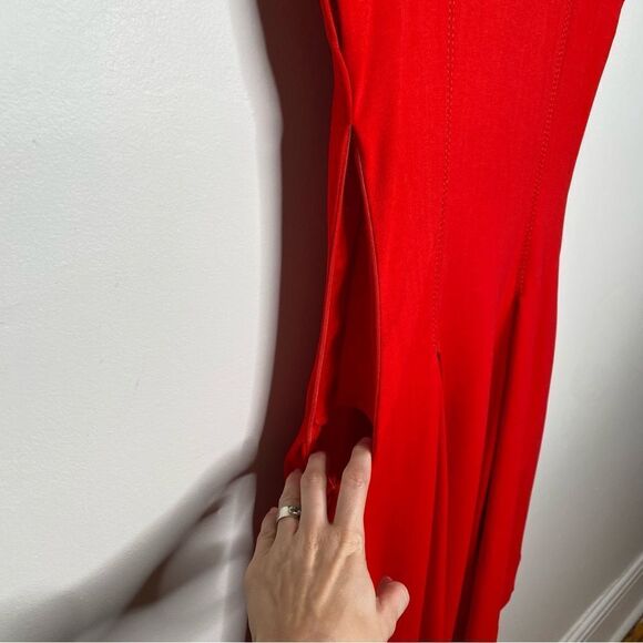 LOVE MOSCHINO Red A-Line Sleeveless Valentines Mini Dress - Size 8 - Picture 9 of 11